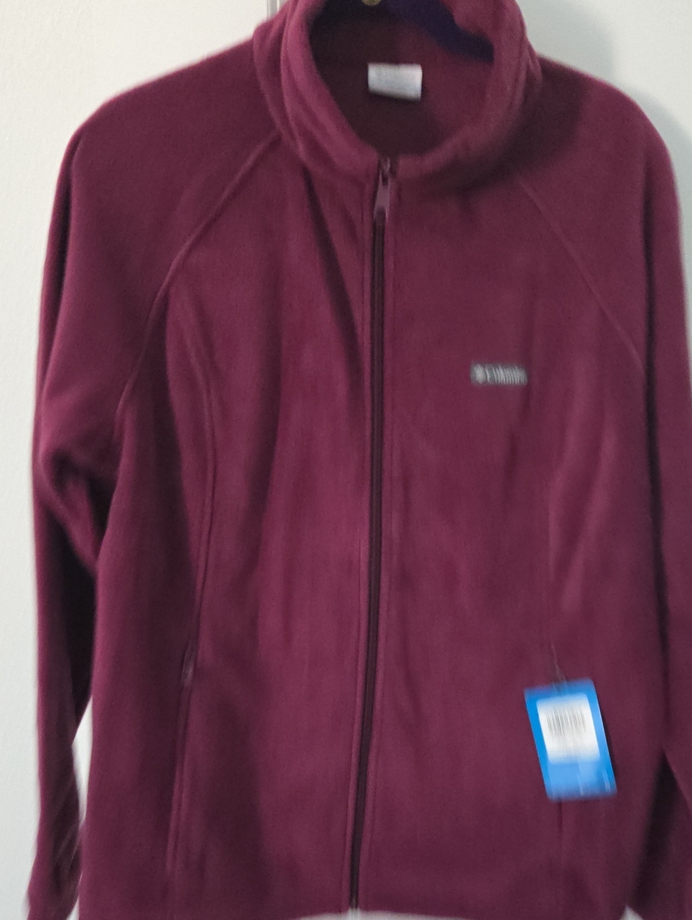 Columbia Women's Burgundy Full-Zip Utility Fleece Jacket